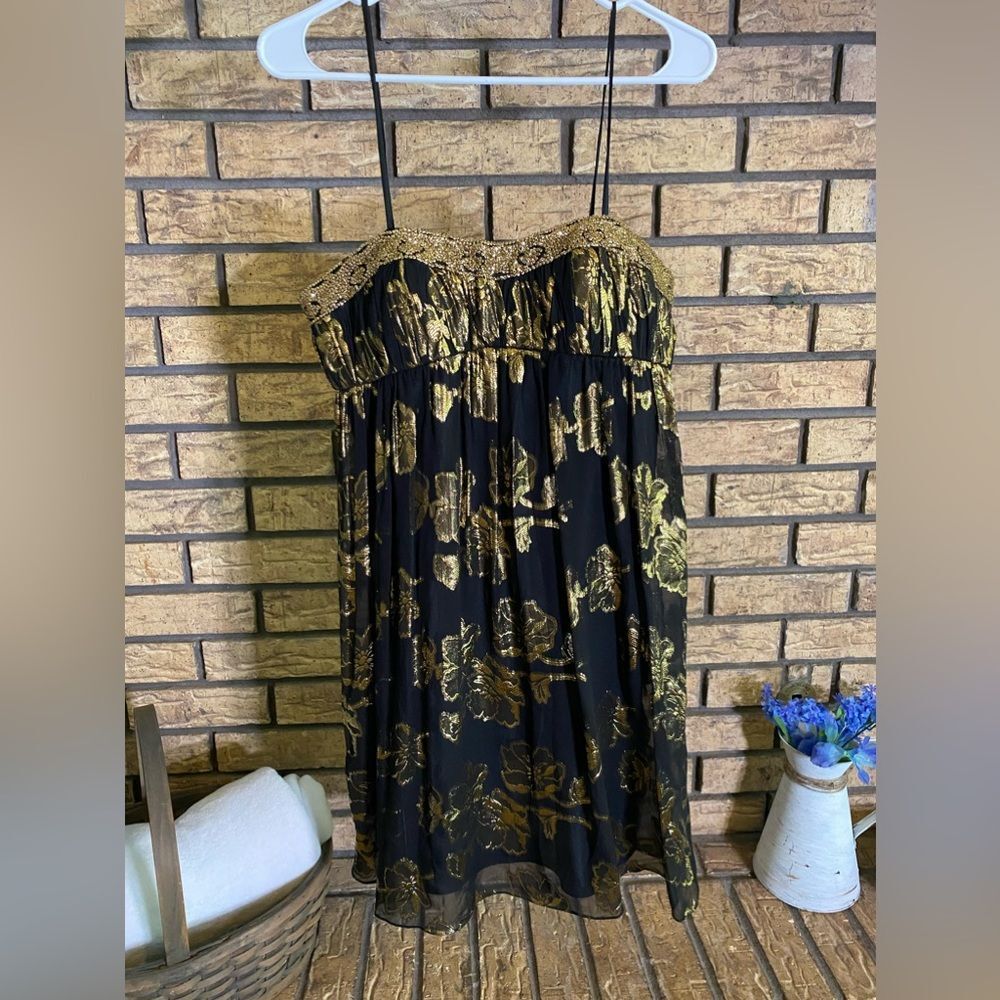 Cache black and gold dress‎